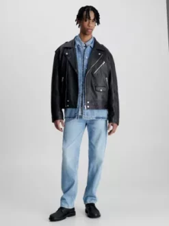 Calvin Klein Perfecto En Cuir Relaxed 10 Calvin Klein Perfecto En Cuir Relaxed -Pas Cher Calvin Klein Magasin J30J323398 BEH alternate3