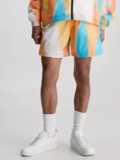 Calvin Klein Short Multicolore En Nylon Recyclé