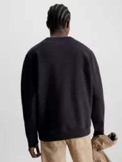 Calvin Klein Sweat-shirt Avec Monogramme -Pas Cher Calvin Klein Magasin J30J323434 BEH alternate2