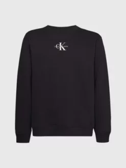 Calvin Klein Sweat-shirt Avec Monogramme -Pas Cher Calvin Klein Magasin J30J323434 BEH alternate5