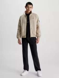 Calvin Klein Blouson Bomber Légèrement Matelassé -Pas Cher Calvin Klein Magasin J30J323466 PF2 alternate3