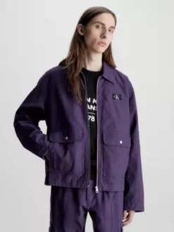 Calvin Klein Veste Zippée En Toile De Coton