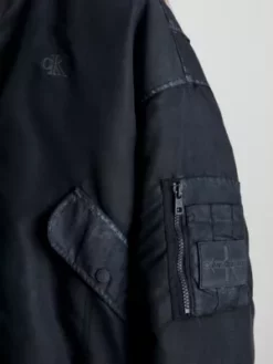 Calvin Klein Blouson Bomber Surdimensionné Et Matelassé -Pas Cher Calvin Klein Magasin J30J323474 BEH alternate2