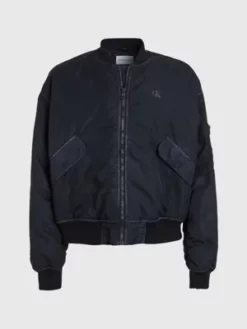 Calvin Klein Blouson Bomber Surdimensionné Et Matelassé -Pas Cher Calvin Klein Magasin J30J323474 BEH alternate4