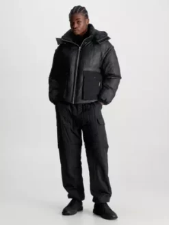 Calvin Klein Doudoune Matelassée En Maille 2 En 1 -Pas Cher Calvin Klein Magasin J30J323475 BEH alternate4