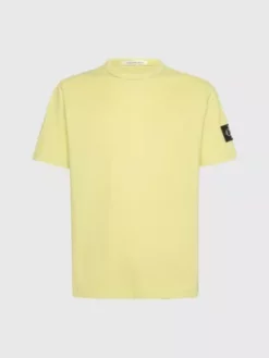 Calvin Klein T-shirt En Coton Avec Insigne -Pas Cher Calvin Klein Magasin J30J323484 KCQ alternate5