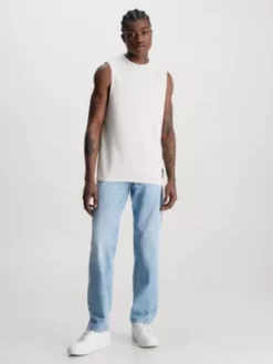 Calvin Klein Débardeur Slim Gaufré 10 Calvin Klein Débardeur Slim Gaufré -Pas Cher Calvin Klein Magasin J30J323487 ACF alternate3