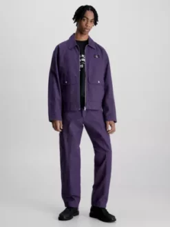 Calvin Klein Pantalon Cargo En Toile De Coton -Pas Cher Calvin Klein Magasin J30J323502 VGS alternate3