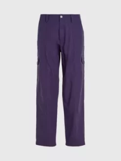 Calvin Klein Pantalon Cargo En Toile De Coton -Pas Cher Calvin Klein Magasin J30J323502 VGS alternate4