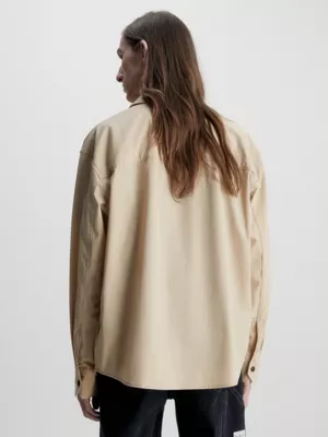 Calvin Klein Chemise Veste Oversize Zippée 5 Calvin Klein Chemise Veste Oversize Zippée – Image 3