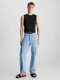 Calvin Klein Débardeur 14 Calvin Klein Débardeur -Pas Cher Calvin Klein Magasin J30J323567 BEH alternate4