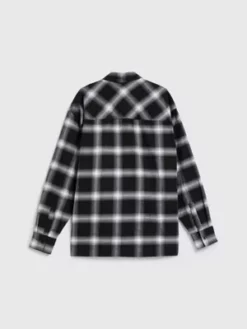 Calvin Klein Chemise Veste Oversize à Carreaux 16 Calvin Klein Chemise Veste Oversize à Carreaux -Pas Cher Calvin Klein Magasin J30J323570 YAF alternate6