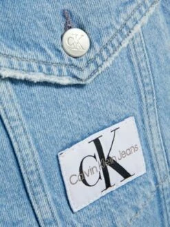 Calvin Klein Gilet Oversize En Jean -Pas Cher Calvin Klein Magasin J30J323572 1AA alternate7