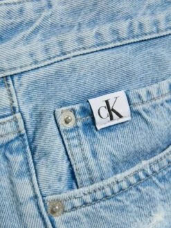 Calvin Klein Short Ample En Jean -Pas Cher Calvin Klein Magasin J30J323574 1AA alternate7