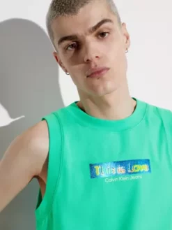 Calvin Klein Débardeur Slim - Pride 14 Calvin Klein Débardeur Slim - Pride -Pas Cher Calvin Klein Magasin J30J323602 LAY alternate3