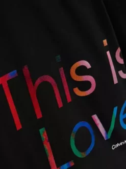 Calvin Klein T-shirt Court Oversize - Pride -Pas Cher Calvin Klein Magasin J30J323605 BEH alternate8