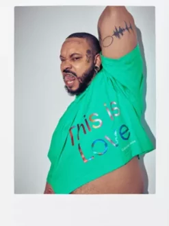 Calvin Klein T-shirt Court Oversize - Pride -Pas Cher Calvin Klein Magasin J30J323605 LAY alternate5