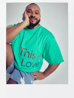 Calvin Klein Short En Jean - Pride 16 Calvin Klein Short En Jean - Pride -Pas Cher Calvin Klein Magasin J30J323607 1A4 alternate5