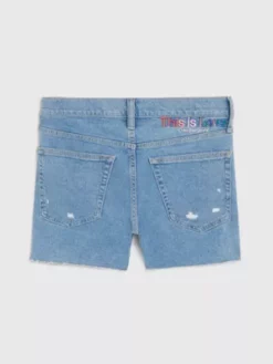 Calvin Klein Short En Jean - Pride 18 Calvin Klein Short En Jean - Pride -Pas Cher Calvin Klein Magasin J30J323607 1A4 alternate7