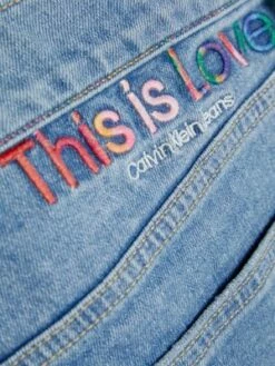 Calvin Klein Short En Jean - Pride 19 Calvin Klein Short En Jean - Pride -Pas Cher Calvin Klein Magasin J30J323607 1A4 alternate8