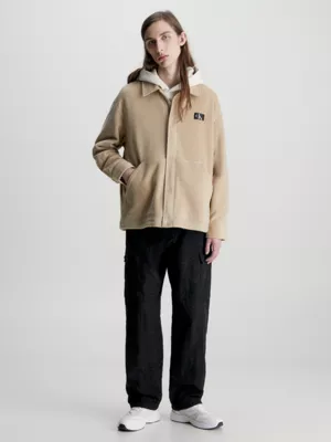 Calvin Klein Chemise Veste En Sherpa Recyclée 6 Calvin Klein Chemise Veste En Sherpa Recyclée – Image 4