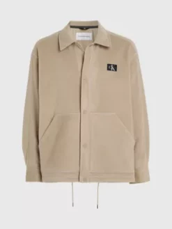 Calvin Klein Chemise Veste En Sherpa Recyclée 11 Calvin Klein Chemise Veste En Sherpa Recyclée -Pas Cher Calvin Klein Magasin J30J323704 PF2 alternate4