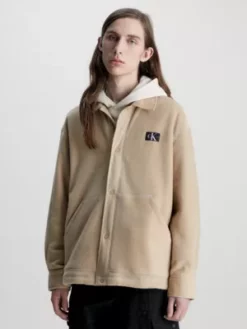 Calvin Klein Chemise Veste En Sherpa Recyclée