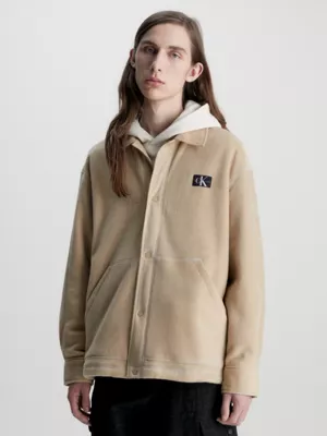 Calvin Klein Chemise Veste En Sherpa Recyclée 3 Calvin Klein Chemise Veste En Sherpa Recyclée