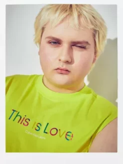 Calvin Klein Débardeur Relaxed - Pride -Pas Cher Calvin Klein Magasin J30J323718 LRE alternate5