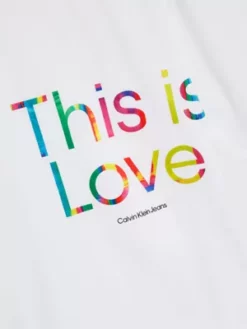 Calvin Klein T-shirt Oversize Avec Logo - Pride -Pas Cher Calvin Klein Magasin J30J323719 YAF alternate8