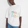 Calvin Klein T-shirt Oversize Avec Logo - Pride