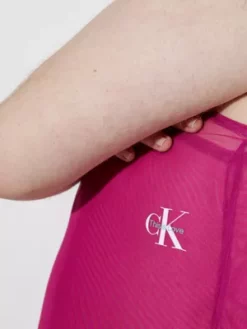 Calvin Klein Débardeur En Maille Avec Superpositions - Pride -Pas Cher Calvin Klein Magasin J30J323720 VCS alternate3