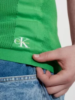 Calvin Klein Débardeur En Crochet - Pride 13 Calvin Klein Débardeur En Crochet - Pride -Pas Cher Calvin Klein Magasin J30J323722 L1H alternate2