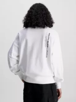 Calvin Klein Sweat-shirt Surdimensionné Avec Imprimé Photo 10 Calvin Klein Sweat-shirt Surdimensionné Avec Imprimé Photo -Pas Cher Calvin Klein Magasin J30J323750 YAF alternate2