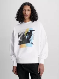 Calvin Klein Sweat-shirt Surdimensionné Avec Imprimé Photo
