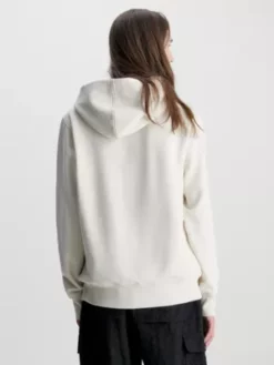 Calvin Klein Sweat à Capuche En Polaire De Coton Avec Logo -Pas Cher Calvin Klein Magasin J30J323762 ACF alternate2