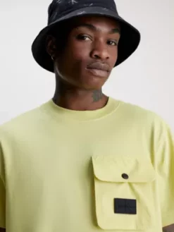 Calvin Klein T-shirt Relaxed à Poche -Pas Cher Calvin Klein Magasin J30J323807 KCQ alternate2