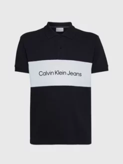 Calvin Klein Polo Color-block -Pas Cher Calvin Klein Magasin J30J323815 YAF alternate4
