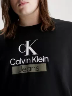 Calvin Klein T-shirt Grande Taille Relaxed Avec Logo -Pas Cher Calvin Klein Magasin J30J323833 BEH alternate2