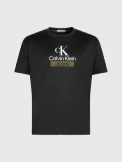 Calvin Klein T-shirt Grande Taille Relaxed Avec Logo -Pas Cher Calvin Klein Magasin J30J323833 BEH alternate4