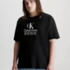 Calvin Klein T-shirt Grande Taille Relaxed Avec Logo -Pas Cher Calvin Klein Magasin J30J323833 BEH main