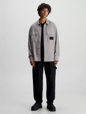 Calvin Klein Chemise Oversize En Velours Côtelé 6 Calvin Klein Chemise Oversize En Velours Côtelé – Image 4