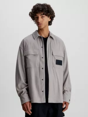 Calvin Klein Chemise Oversize En Velours Côtelé 3 Calvin Klein Chemise Oversize En Velours Côtelé