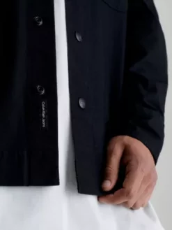 Calvin Klein Chemise Relaxed En Toile Indéchirable -Pas Cher Calvin Klein Magasin J30J323969 BEH alternate3