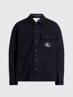 Calvin Klein Chemise Relaxed En Toile Indéchirable -Pas Cher Calvin Klein Magasin J30J323969 BEH alternate5