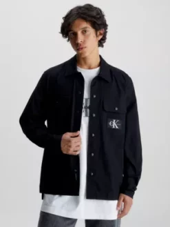 Calvin Klein Chemise Relaxed En Toile Indéchirable