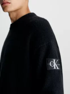 Calvin Klein Pull En Coton Bouclé Doux 9 Calvin Klein Pull En Coton Bouclé Doux -Pas Cher Calvin Klein Magasin J30J323983 BEH alternate2