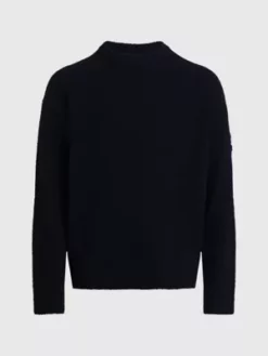 Calvin Klein Pull En Coton Bouclé Doux 11 Calvin Klein Pull En Coton Bouclé Doux -Pas Cher Calvin Klein Magasin J30J323983 BEH alternate4