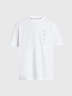Calvin Klein T-shirt Oversize En Coton Recyclé 11 Calvin Klein T-shirt Oversize En Coton Recyclé -Pas Cher Calvin Klein Magasin J30J323995 YAF alternate4