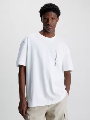 Calvin Klein T-shirt Oversize En Coton Recyclé 3 Calvin Klein T-shirt Oversize En Coton Recyclé